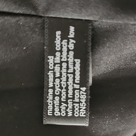 THE LIMITED Black White Stripe Denim Fitted Sleeveless Midi Pencil Dress Size 2 - Picture 9 of 9